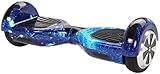 Robway W1 Hoverboard - Das Original - Samsung Marken Akku - Self Balance - 22 Farben - Bluetooth - 𝟮 x 𝟯𝟓𝟬 Watt Motoren - App - Led (Space Blau)