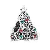 Pandora 925 Sterling Silber Anhänger Diy Neue Perlen Glitzer Weihnachtsbaum Charm fit Original Armband Weihnachtsschmuck