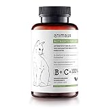 animaux – nutrients for Cats | Katzen-Vitamine | Zink, Mangan, Selen, DL-Methionin | Unterstützt gesunde Haut und EIN glattes, glänzendes Fell | 120 Tab