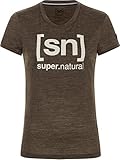 super.natural Essential I.D. Tee Damen braun Größe M 2021