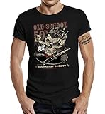 Rockabilly Hot Rod Racer T-Shirt: Old School 50's XL
