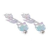 Vogelabwehr Reflektierendes Vogelschreck Katzenkopf Vogel Abschreckung Vogelabwehr Garten Vögel Vertreiben Mit Windspiel zur Dekoration Taubenschreck Vogel Abwehr für Balkon und Garten, 2