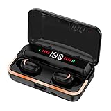 MeterBew1147 Wireless Headset Cool Breathing Light 5.1 Wireless Touch Digital Display In-Ear Binaural Für Hochzeitsgeburtstag - B