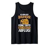 Bauherr Bauleiter Traumhaus Arbeitsbekleidung Hausbau Tank Top