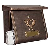 Heibi Briefkasten MULTI im Landhausstil, braun-g