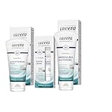 lavera Neutral Gesichtspflege Set 3tlg. mit Gesichtscreme, Augencreme und Mikrosilber Akutcreme, speziell für empfindliche Haut und Neurodermitiker geeig