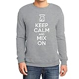 Keep Calm and Mix On - Motiv für Thermomix Liebhaber Sweatshirt Medium G