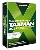 Lexware Taxman 2021 für das Steuerjahr 2020|Minibox|Übersichtliche Steuererklärungs-Software für Arbeitnehmer, Familien, Studenten und im Ausland Beschäftigte|Standard|1|1 Jahr|PC|D