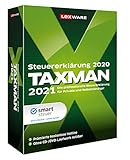 Lexware Taxman 2021 für das Steuerjahr 2020|Minibox|Übersichtliche Steuererklärungs-Software für Arbeitnehmer, Familien, Studenten und im Ausland Beschäftigte|Standard|1|1 Jahr|PC|D