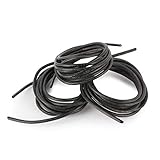 Heartbreaker schwarzes Lederband Set 3-teilig aus echtem Leder | 100 cm / 1 m Band aus Leder | Unisex Lederb