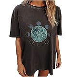 Spiderman t-Shirt Damen Sommer T-Shirt Casual Rundhals Kurzarm Shirt Süße Katze Muster Drucken Oberteile Frauen Teenager-Mädchen 3D Tier Motiv Bluse Tunika Tops M