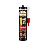 Pattex One For All High Tack, hochqualitativer Montagekleber, starker Kleber für alle Untergründe, flexibler und kraftvoller Alleskleber, 1 x 440g