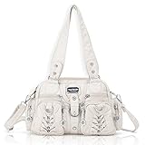 Angel Barcelo Schultertasche Damenmode Handtaschen, Geldbörse, Umhängetaschen, Einkaufstaschen Damen, Mädchen Designer Umhängetaschen Beig