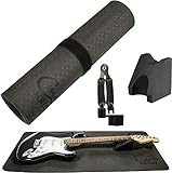 Hricane Gitarre Arbeitsmatte Kit + Gitarrenhalskissen Gitarrenbauer Werkzeug + Gitarren Saitenwechsel und Saitenschneider, Gitarren Arbeitsstation Reparaturwartung von Saiten-I