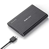 ACASIS Externe Festplatte, USB 3.0, 6,3 cm (2,5 Zoll), 160 GB Festplatte für Desktop-Laptops (160 GB, schwarz)