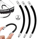 YBFBSJK Reifen Ventilverlängerung 3 Stücke Reifen Extender Auto Reifenventilverlängerung Rubber Ventilverlängerung Flexible Reifen Transit Adapter Für Autoventil Motorrad Fahrrad LKW Schw