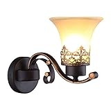 ZCCLCH Luxus Villa Patio Landschaft Licht Wandleuchte Persönlichkeit Nachttischlampe Spiegel Scheinwerfer Wandleuchte Wohnlicht Explosionsgeschützte Lichter Geeignet for Clubhaus Gang Dek