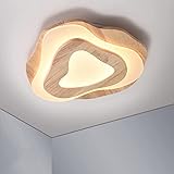 sgvaga Moderne Holz 3-Etage Deckenlampe, 3000K Warmweiß,35W 2800lm Geölt Eiche Deckenleuchte für Wohnzimmer Schlafzimmer Esszimmer Kü