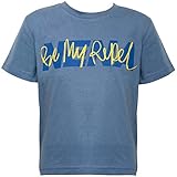 NENA Original Kinder T-Shirt Oberteil Fanartikel Bekleidung Be My Rebel Mädchen Jungen Blau (110-116)