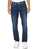 Pierre Cardin Herren Futureflex Tapered Fit Jeans, Blau (Dark Vintage Blue 01), W33/L32