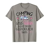Wohnmobil Campen Camping Und Wein Frauen Camper Geschenk T-S