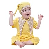 Kleinkind Cosplay Rollenspiele Kleidung Clown Strampler+Hut Sets Mädchen Jungen Kinder Neugeborenes Baby T-Shirt+Shorts Set Kurzarm Tops Oberteile Hose Sommer Kleidungsset Homewear Pyjamas F