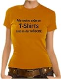 Touchlines Girlie T-Shirt Alle meine anderen..., orange, XS, D1633