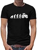 TShirt-People Evolution Traktor T-Shirt Herren Spass Lustig Fun Geek XXXL Schw