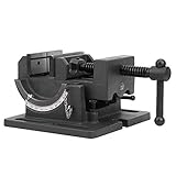 Maschinenschraubstock, Bohrmaschinen Schraubstock Kippbar Werkbank Klemmschraubstock Bohrmaschinen-Schraubstock Bohrschraubstock Schraubstockhalter Spannbankhalterung Vielseitiger Schraubstock