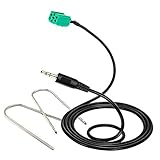 Ociodual Klinkenstecker AUX Adapter Kabel für Clio Megane Update List Radio + Werkzeuge Line IN 6 Pin Cable Adapter 3.5mm Jack