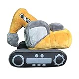 CHANGCHUNTENG Simulation Plüsch Cartoon Bagger Puppe Plüschtier Tuch Bagger Auto Puppe 30 cm (Size : 30cm)