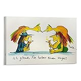 Udo Lindenberg Ich Glaub Sie haben Einen Vogel Home Leinwand Gemälde Wandkunst Dekoration Poster 50 x 75