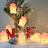 Hoothy LED Lichterkette, Weihnachten Deko Light Christmas Atmosphäre Decoration Lights, Batteriebetrieben Lichterketten Deko Herbst Dekoration für Garten Außen, Thanksgiving, Hallow