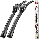 Recambo SCHEIBENWISCHER VORNE kompatibel für FORD B-MAX | C-MAX II | GRAND C-MAX |ab 2010 ( 2er Set: 650mm / 750mm )