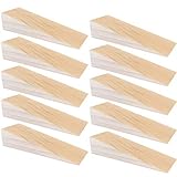 haggiy Hartholzkeile - Unterlegkeile aus Buche natur (LxBxH) 125 x 45 x 30 mm (10 Stk.)