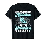 Eishockey Mädchen Spruch Hockeyschläger Eishockeyspieler T-S