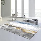 MMHJS Nordic Retro Minimalistischer Teppich Wohnzimmer Schlafzimmer Bodenmatte Büro Couchtisch Tischmatte Leicht Zu Reinigender Teppich 200x300