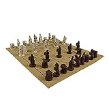 WERTYU Schach Traditionelles Chinesisches Schachspiel Set Schachfiguren Schachbrett Schachbrett Spiel Internationales Schach-Set FFFF