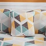 SUUZQK Heimtextilien Wohnzimmer Schlafzimmer Innendekoration Kissenbezug Quadratischer Druck Kissen Kissenbezug 4Pcs 18x18Inch(45x45cm)