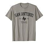 Vintage San Antonio Texas EST 1718 Souvenir Gift T-S