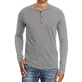 Herren Frühling Herbst Sport Tops Langarm Gym Running Polo Shirts Outdoor Warm Wander Shirts Herren Einfarbig Rundhals T-Shirt Leichter Übergang Langarm Bottoming Shirt Casual Top