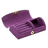 HHzha Schmuckkasten Schmuckaufbewahrung Schmuck Boxen Für Mädchen Schmuckkästchen Für Frauen Mädchen Schmuckschatulle Rosa Lagerung Box Schmuckaufbewahrung Purple,One S