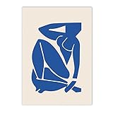 Matisse abstrakte weibliche Picasso-Linie Galerieausstellung, minimalistische Drucke und Poster, rahmenlose Leinwandbilder A6 60x80