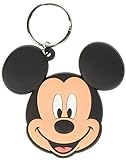 Disney RK38322C Micky Maus Schlüsselanhänger aus Gummi, Mehrfarbig, 4.5 x 6