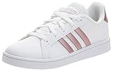 adidas Unisex-Kinder Grand Court K Sneaker, Ftwwht Coppmt Glopnk, 39 1/3