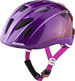 ALPINA Unisex - Kinder, XIMO FLASH Fahrradhelm, berry gloss, 47-51