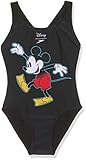 Speedo Mädchen Disney Mickey Mouse Badeanzug Disney Mickey Mouse, Surfmickey Black/Red/Yellow, 164 CM (Herstellergröße: 32)