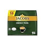 Jacobs Pads Crema, 90 Senseo kompatible Kaffeepads UTZ-zertifiziert, 5er Pack, 5 x 18 Getränk