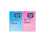 Beauty Kate Oil absorbing oil Blotting Paper Same Series with Clean & Clear Oil Absorbing Facial Sheets, 60 sheets Blue + 50 sheets Pink