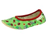 Lico G 1 STYLE Unisex Kinder Gymnastikschuhe, Grün/ Rot, 25 EU